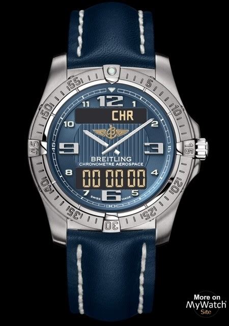 breitling aerospace titanium leather strap|breitling aerospace leather strap.